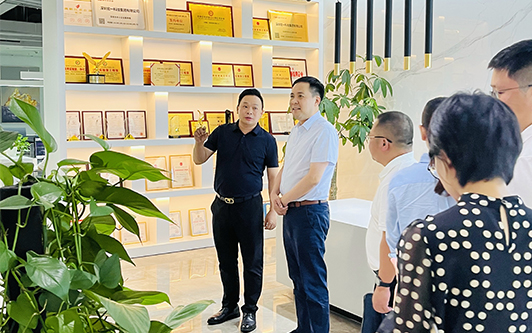 龙华民治街道张高攀书记莅临诺亚体育网页版考察、指导，助力诺亚体育网页版持续健康发展！